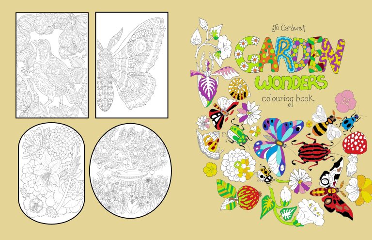 Garden Wonders Colouring Book