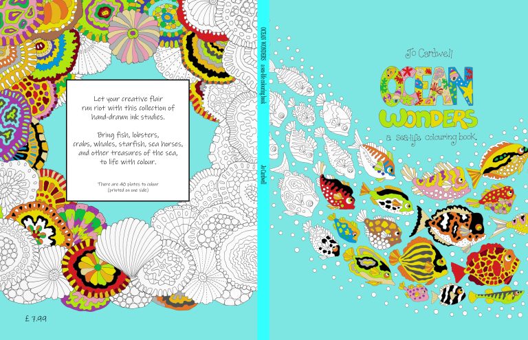 Ocean Wonders A Sea-Life Colouring Book